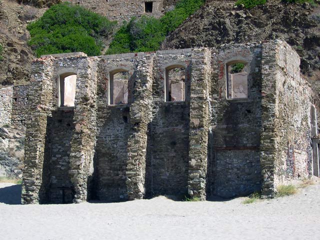 miniera in spiaggia