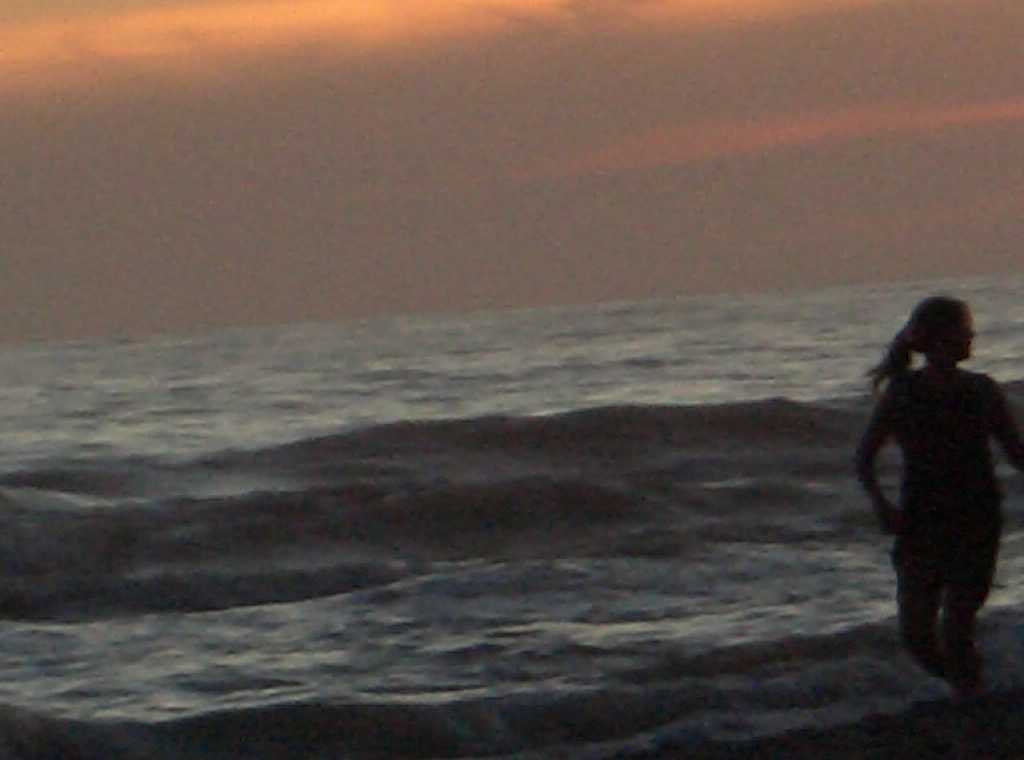 Corsa al tramonto