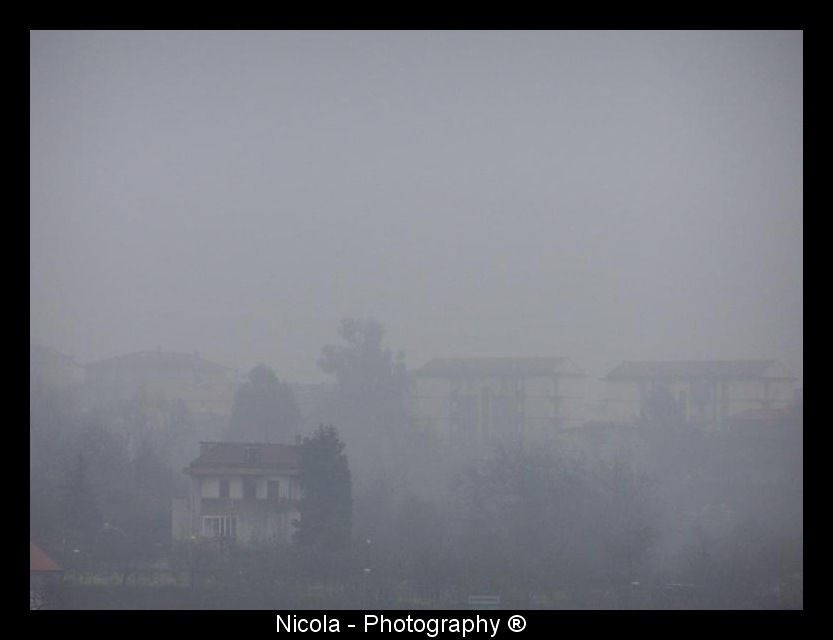Nebbia in citt