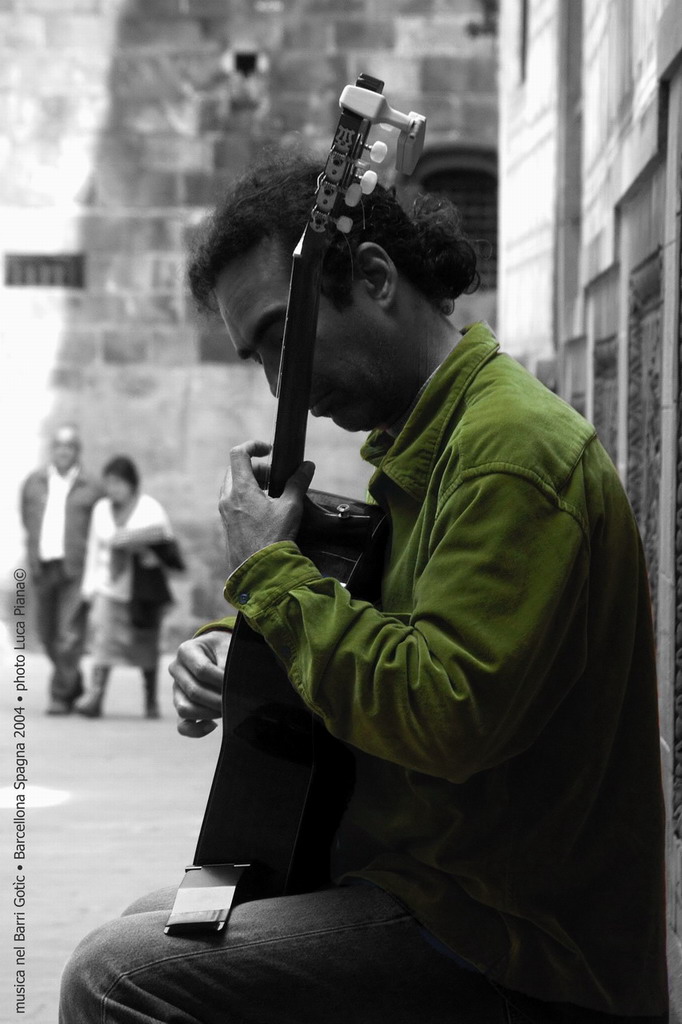 Chitarrista nel Barri Gotic