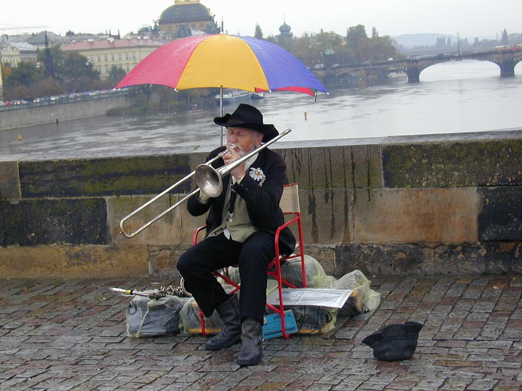 Artista a Praga