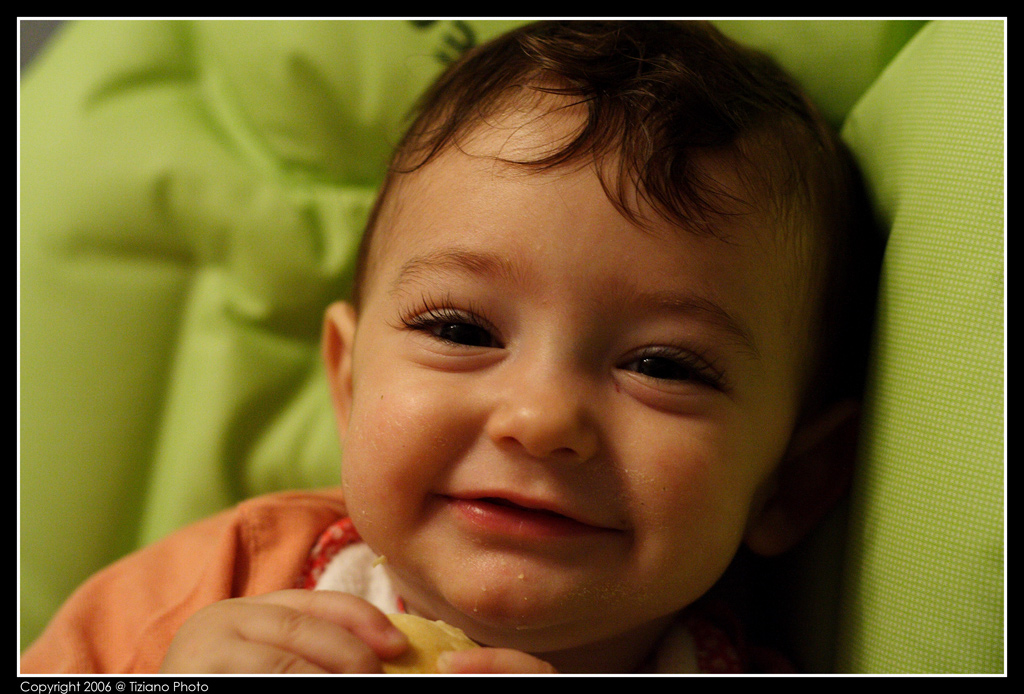 Un sorriso spontaneo