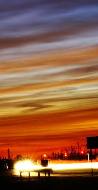 scuarcio di tramonto