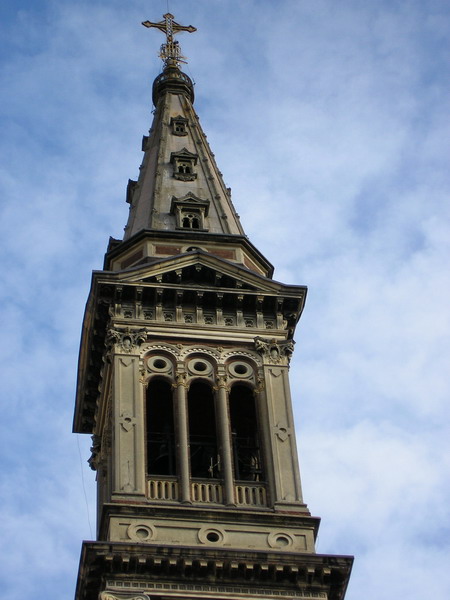 Particolare del campanile del Duomo