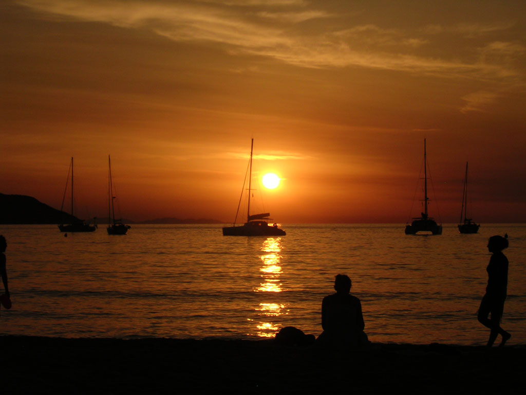 Un bel tramonto