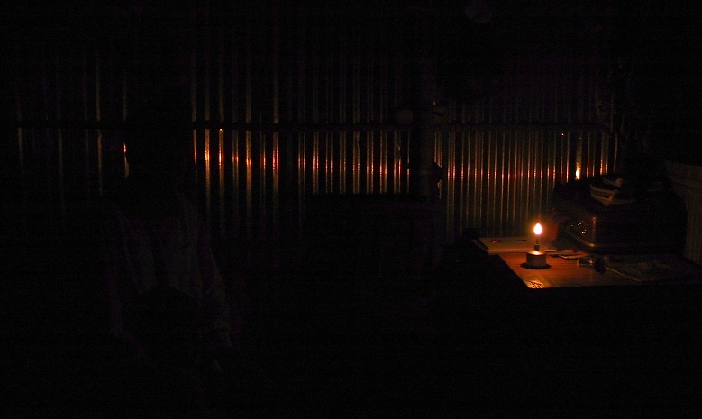  notte nella baracca