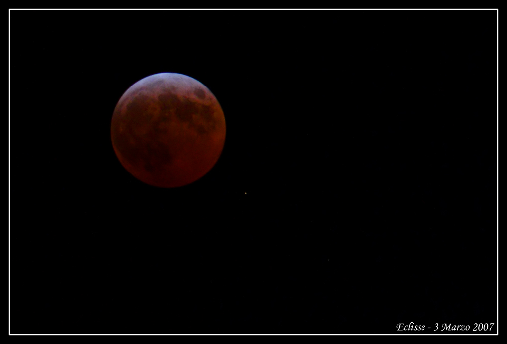 Eclissi - luna rossa