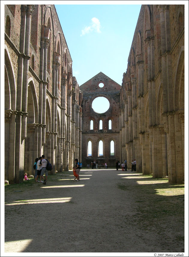 San Galgano - Interno dell'Abbazia
