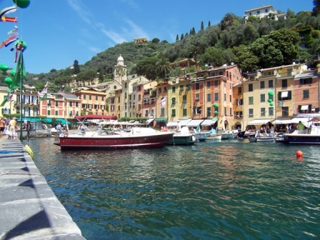 vista sulla piazzetta di portofino