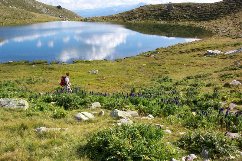 Un lago in alto