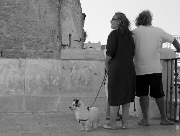 donna con cane