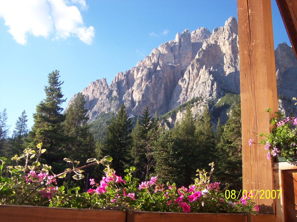 Alto Adige - vista dalla camera