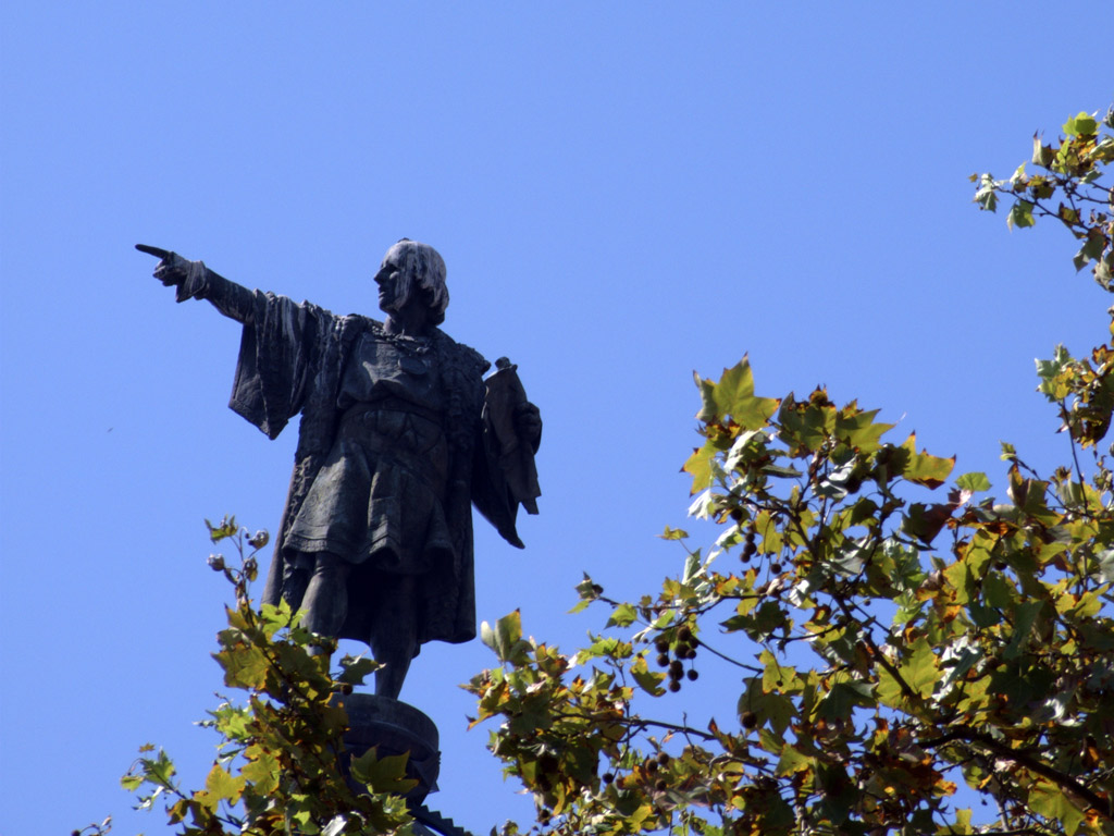 Barcellona: Statua a Cristoforo Colombo