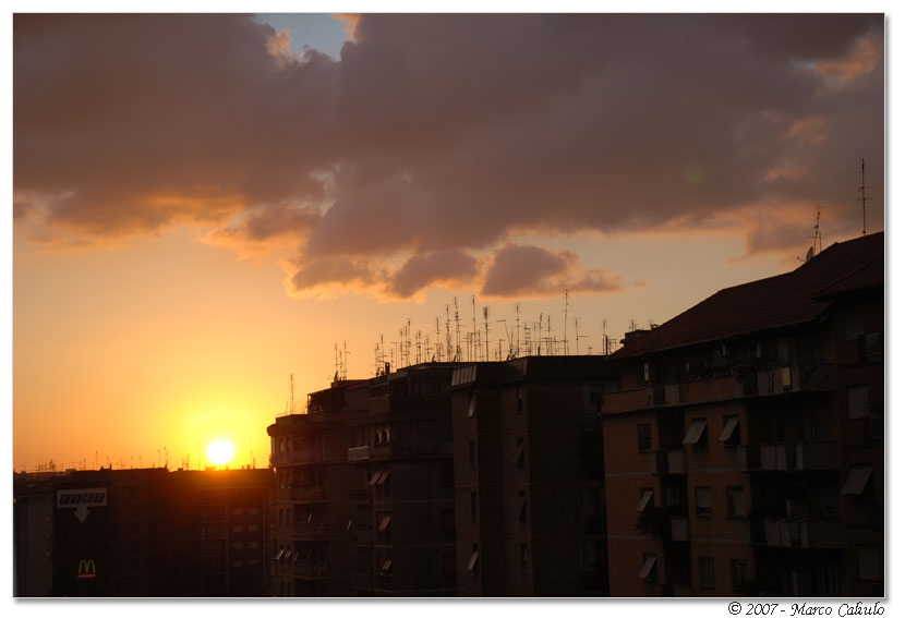 Sunset in Rome