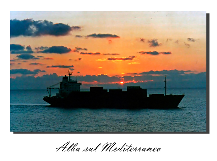 Alba sul Mediterraneo