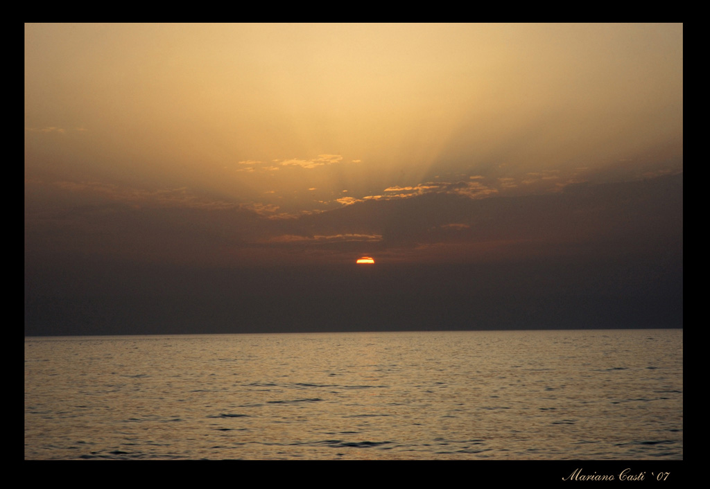 rosso di sera...
