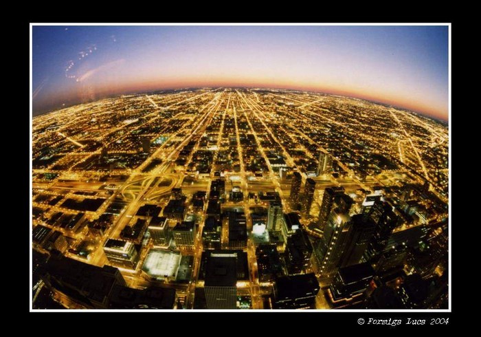 Chicago by night