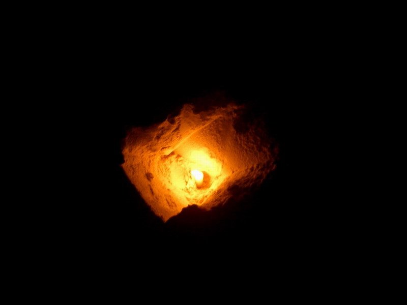 Candela nella Sabbia