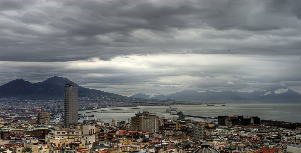 Napoli, giorni piovosi