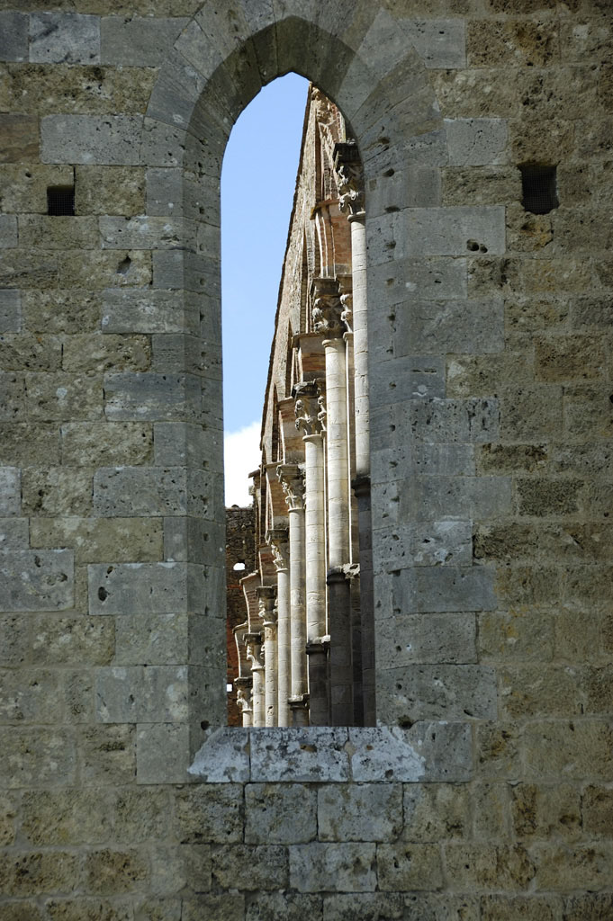 Particolare dell'abbazia di S.Galgano