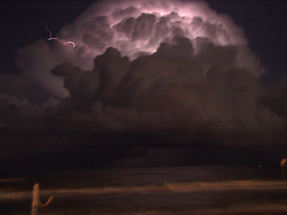 temporale in spiaggia