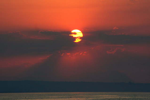 tramonto d'agosto