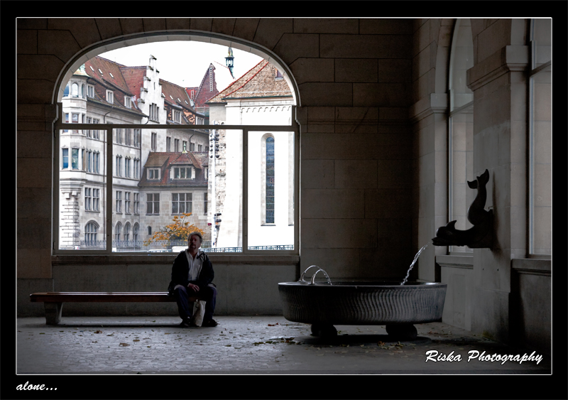alone...
