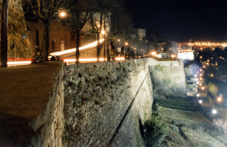 Le mura di citt alta