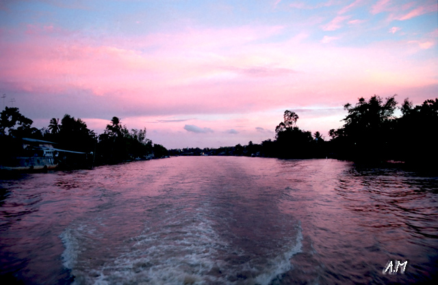 Vietnam - Delta del Mekong - I colori del tramonto
