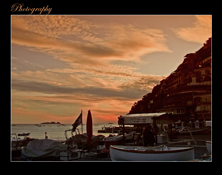 Tramonto in Spiaggia (Positano)
