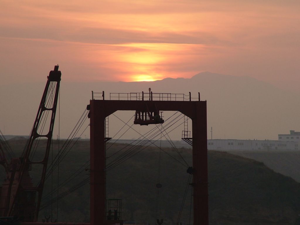 Tramonto sul porto