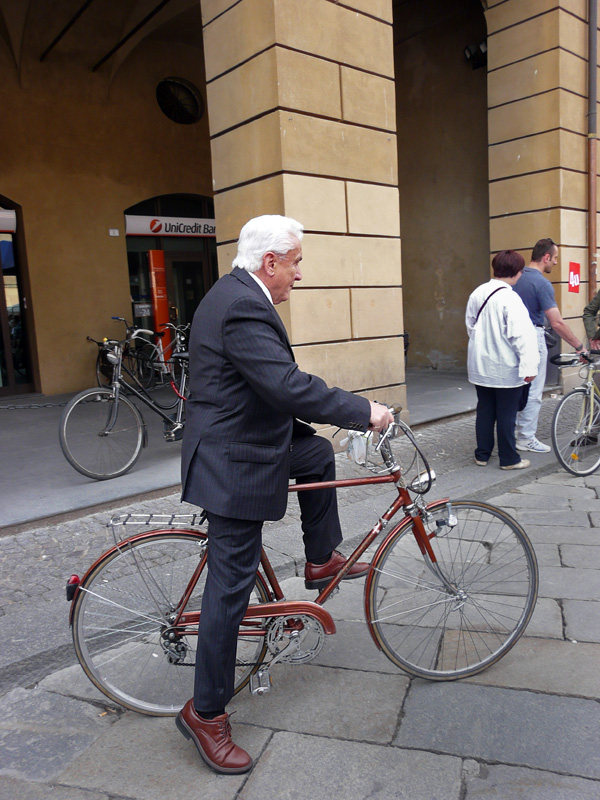 ciclista elegante