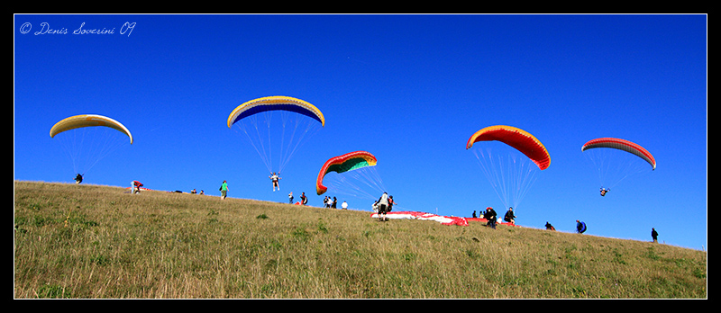 Parapendio Salve - Decollo