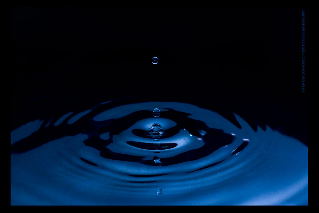 Splash water