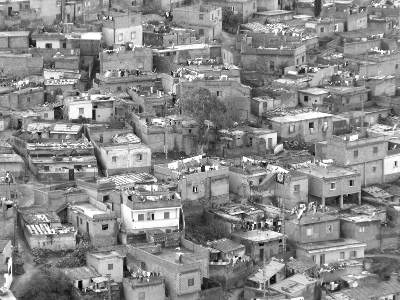 Villaggio algerino b/n