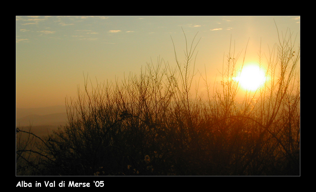 Alba in Val di Merse '05