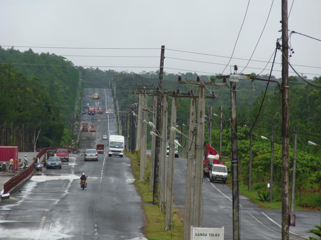 traffico intasato a Mauritius!