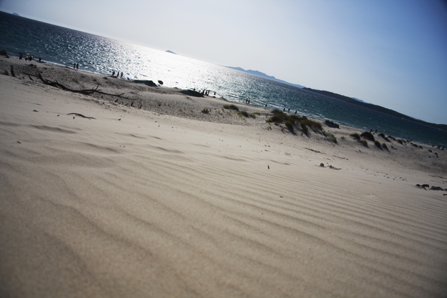 ..il deserto al mare..