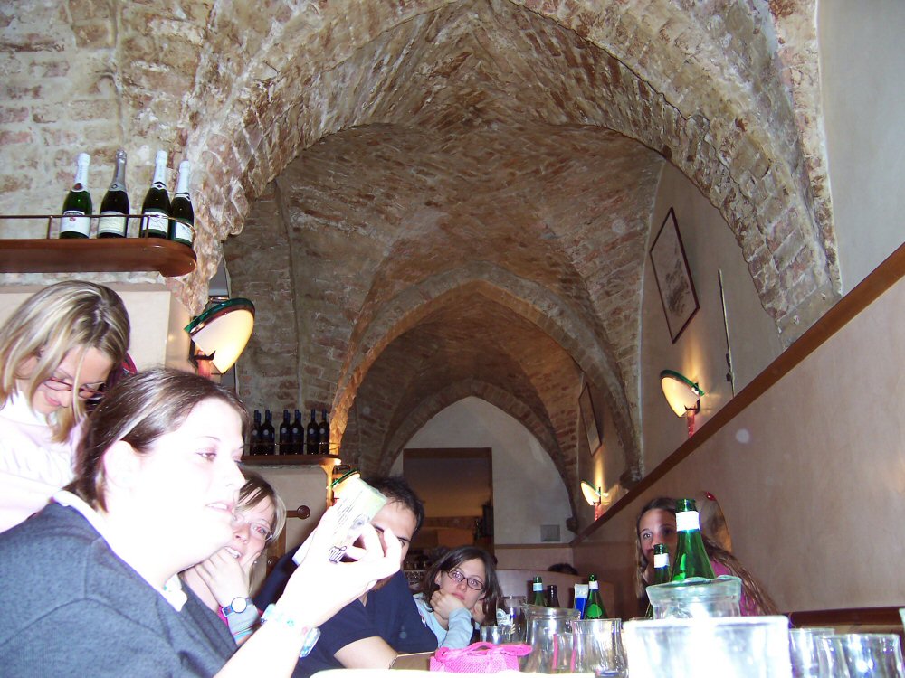 In pizzeria