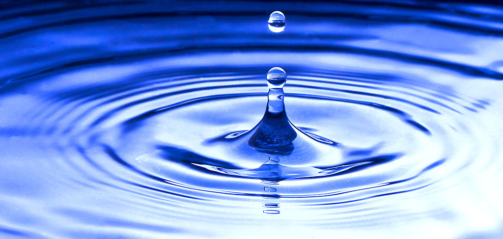 Goccia blu