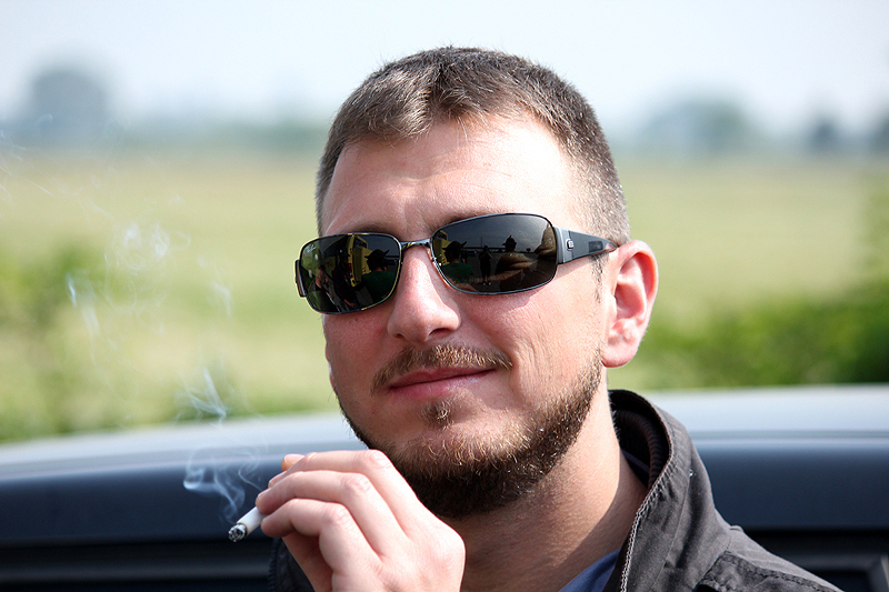 fumando