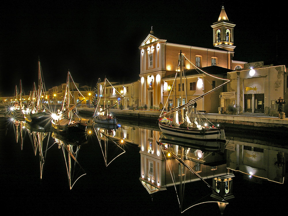 Trabaccoli a Cesenatico *Natale*