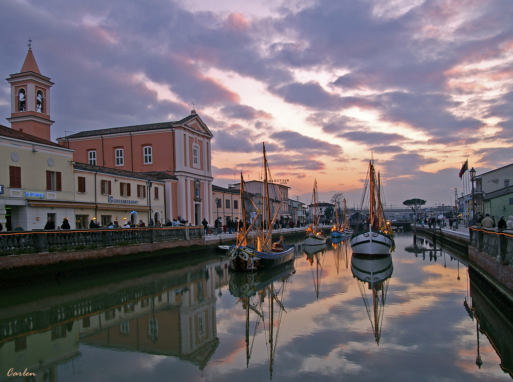 Cartolina da Cesenatico.