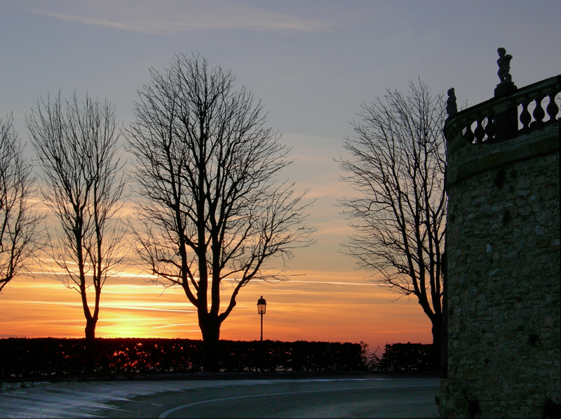 Tramonto invernale