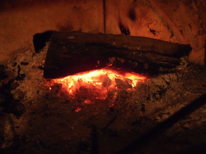 Fuoco nel camino