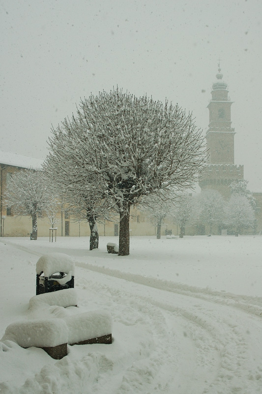 Il Castello e la neve