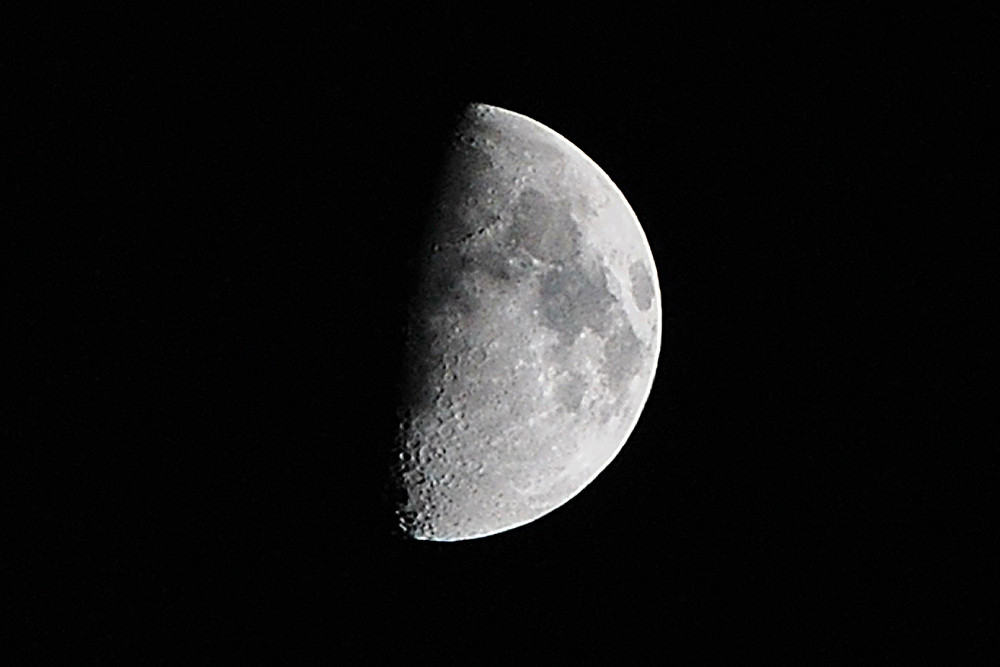 Luna al primo quarto