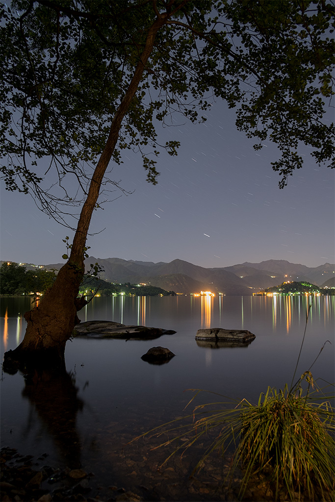 Notte sul lago d'Orta