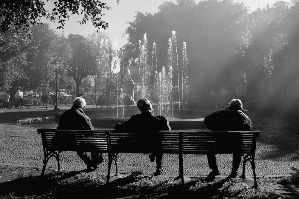 Tre vecchi amici casuali