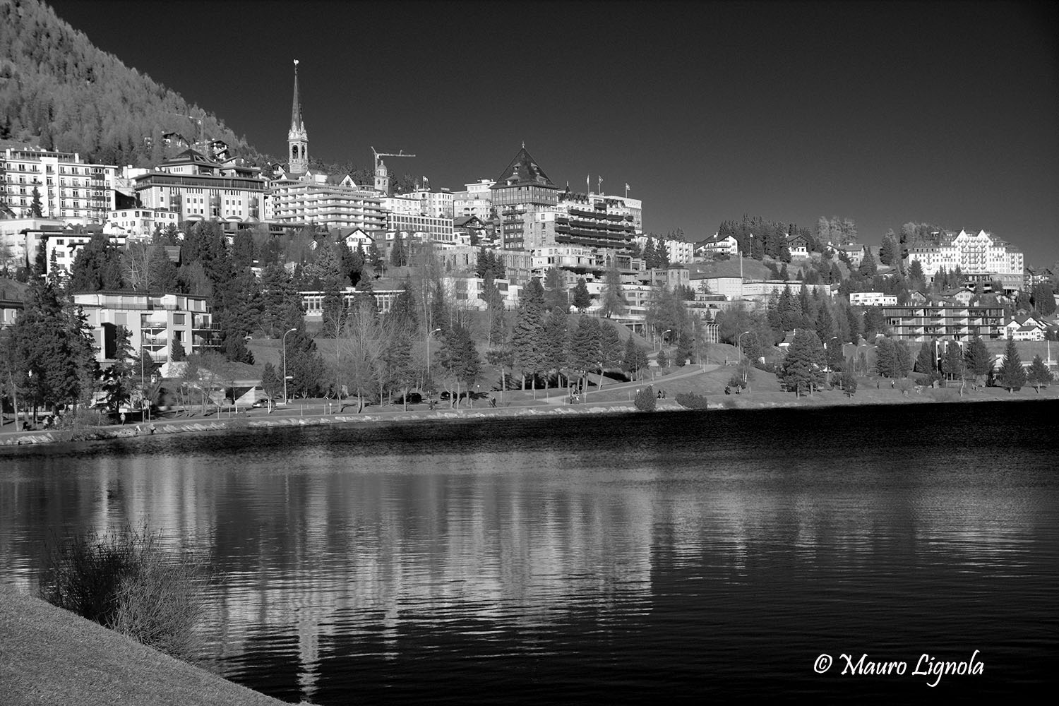 Saint Moritz...tutti i riflessi del bianco e del nero!